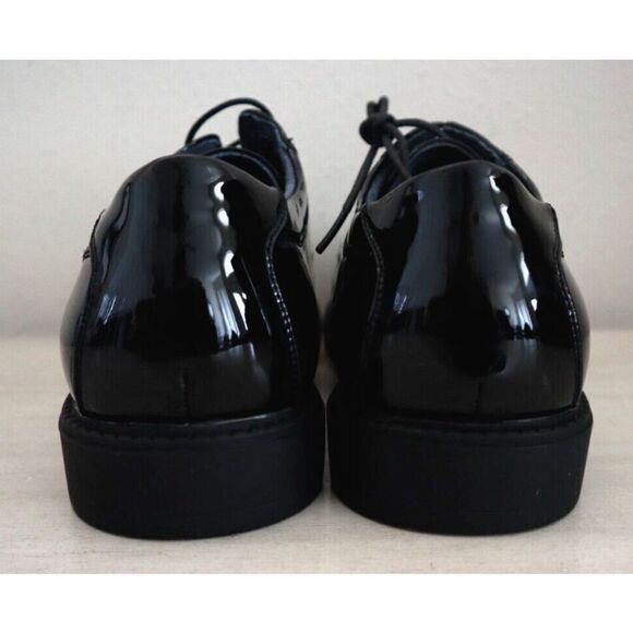 Bruno Marc Men's Sz 9.5 Black Patent Downing-02 Formal Lace-Up Dress Shoes - Picture 2 of 14